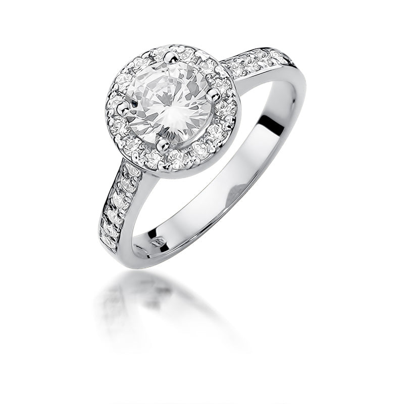 Inel Aur 14K cu Diamante de Laborator 1.38 ct, imaginea 4 din 7