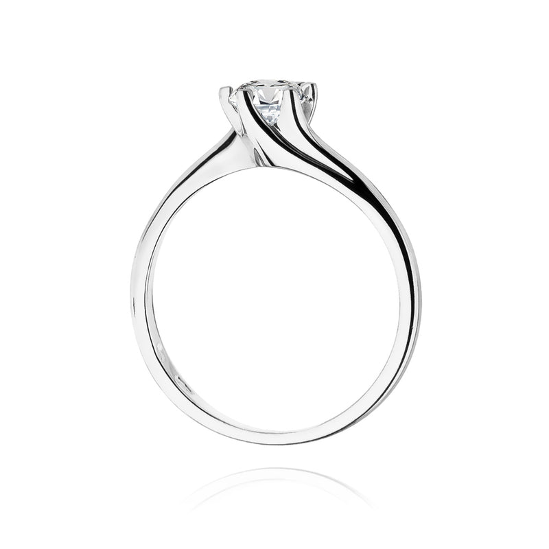 Inel Aur 14K cu Diamant Natural 0.50 ct, imaginea 7 din 12