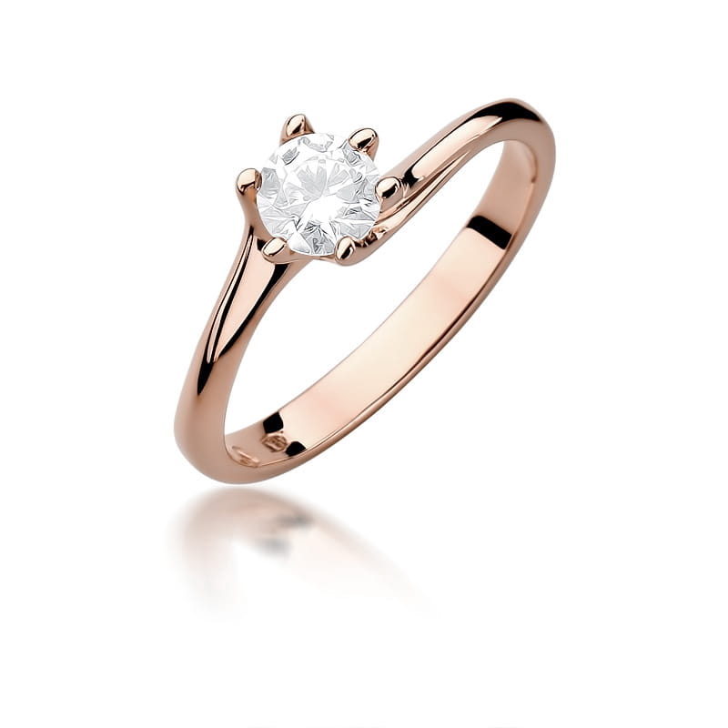 Inel Aur 14K cu Diamant Natural 0.50 ct, imaginea 9 din 12