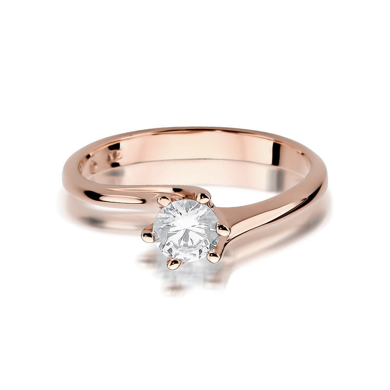Inel Aur 14K cu Diamant Natural 0.50 ct, imaginea 10 din 12