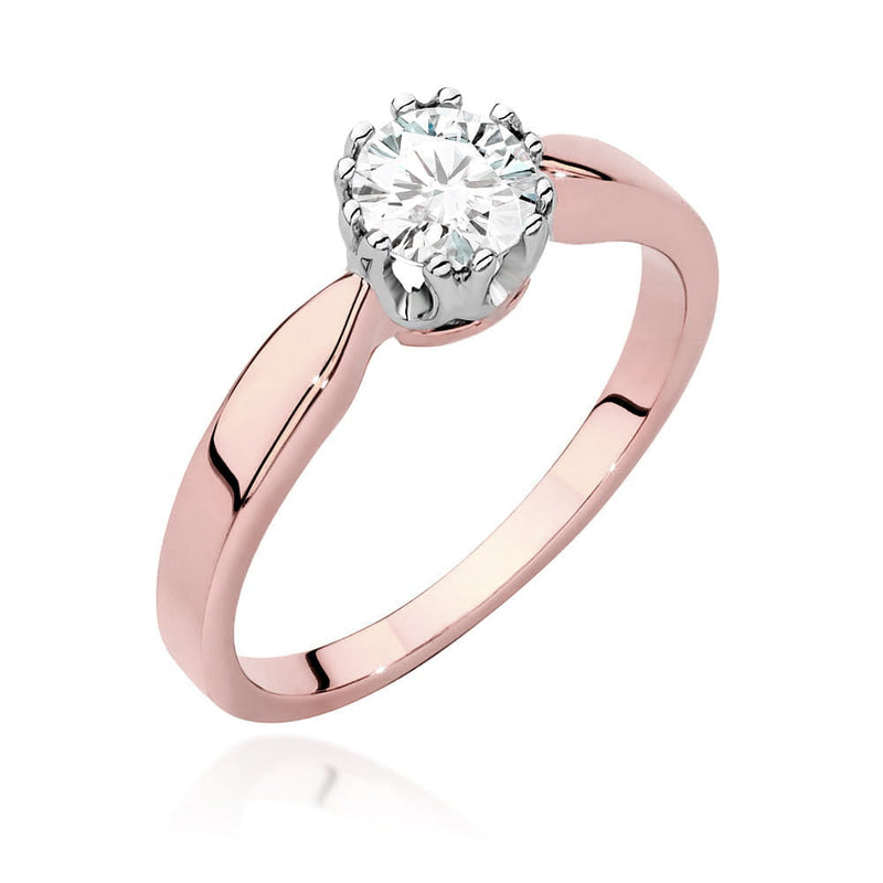 Inel Aur 14K cu Diamant Natural 0.50 ct, imaginea 4 din 9