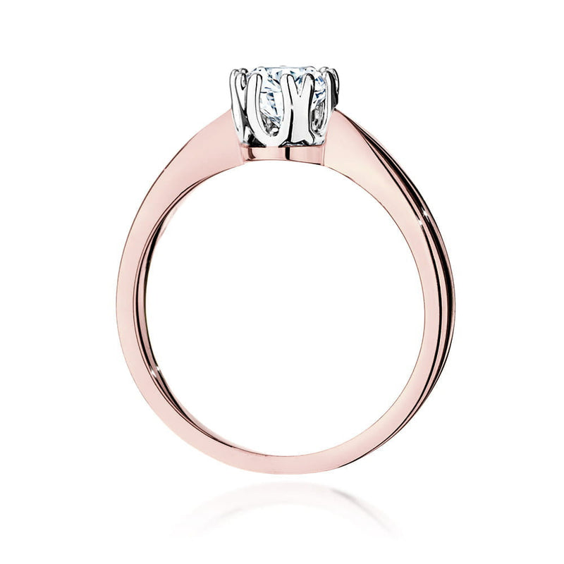 Inel Aur 14K cu Diamant Natural 0.50 ct, imaginea 6 din 9