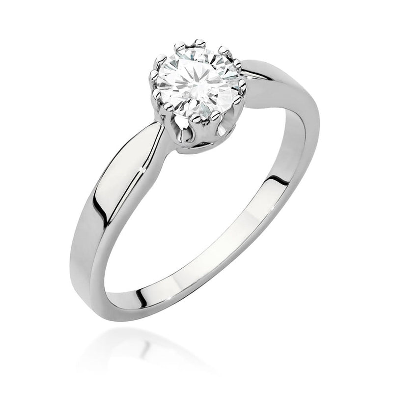 Inel Aur 14K cu Diamant Natural 0.50 ct, imaginea 7 din 9