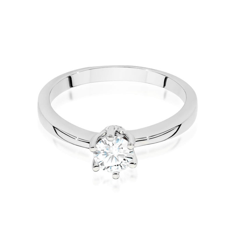 Inel Aur 14K cu Diamant Natural 0.40 ct, imaginea 6 din 12