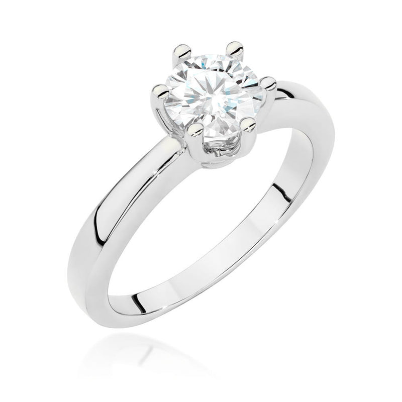 Inel Aur 14K cu Diamant Natural 0.70 ct, imaginea 5 din 12
