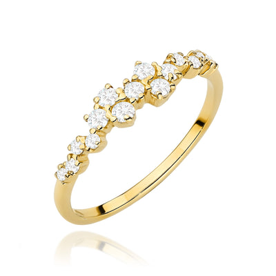 Inel Aur 14K cu Diamante Naturale 0.33 ct