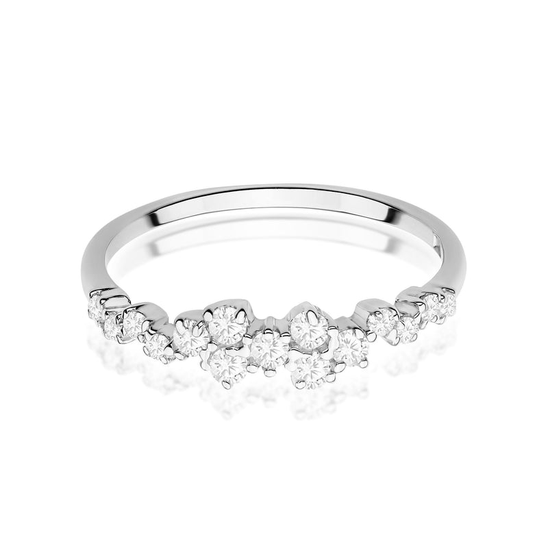 Inel Aur 14K cu Diamante Naturale 0.33 ct, imaginea 6 din 10