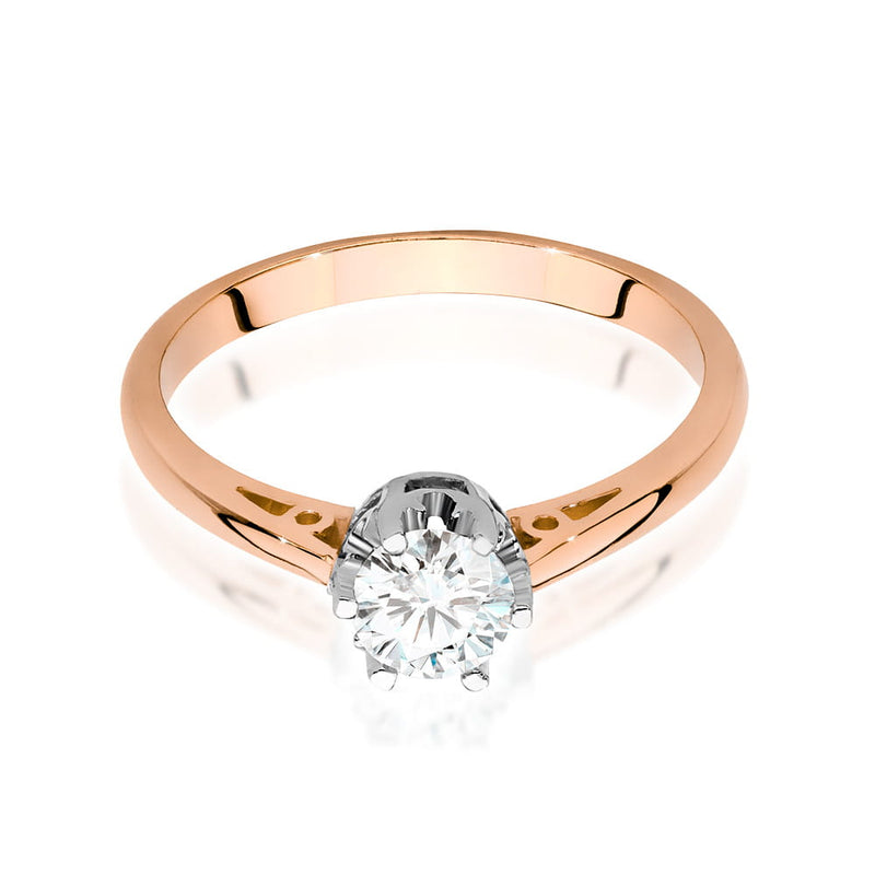 Inel Aur 14K cu Diamant Natural 0.50 ct, imaginea 8 din 9