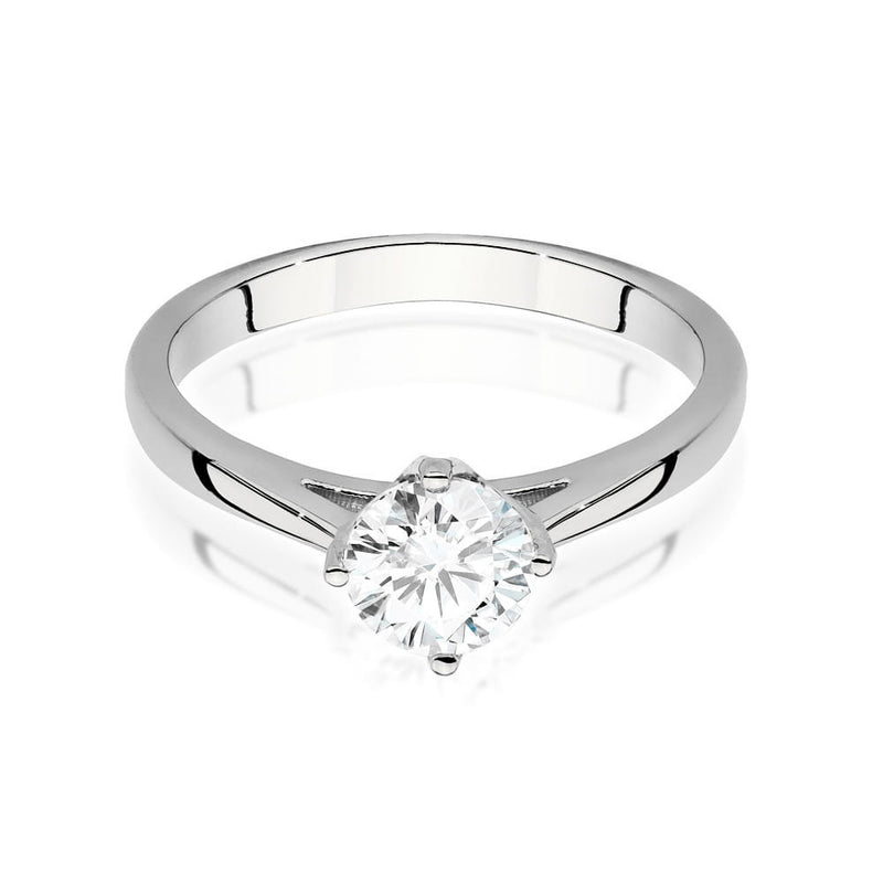 Inel Aur 14K cu Diamant Natural 0.50 ct, imaginea 5 din 9