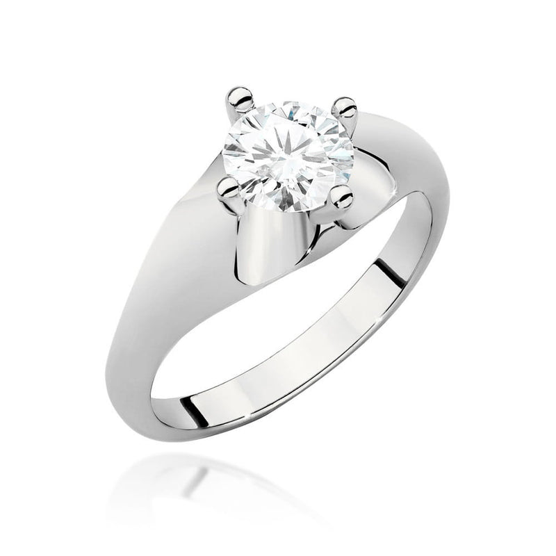 Inel Aur 14K cu Diamant Natural 0.50 ct, imaginea 4 din 9