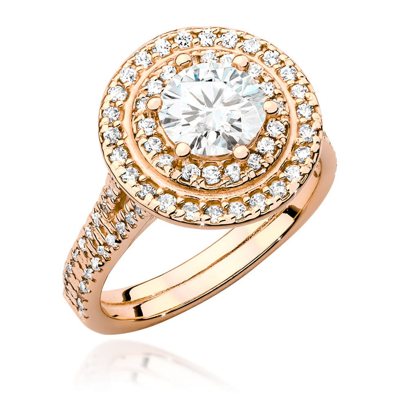 Inel Aur 14K cu Diamante Naturale 1.63 ct, imaginea 7 din 9
