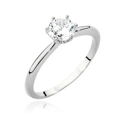 Inel Aur 14K cu Diamant Natural 0.70 ct