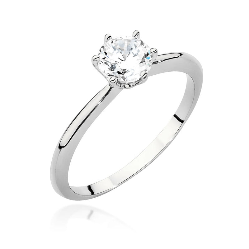 Inel Aur 14K cu Diamant Natural 1.00 ct, imaginea 1 din 9