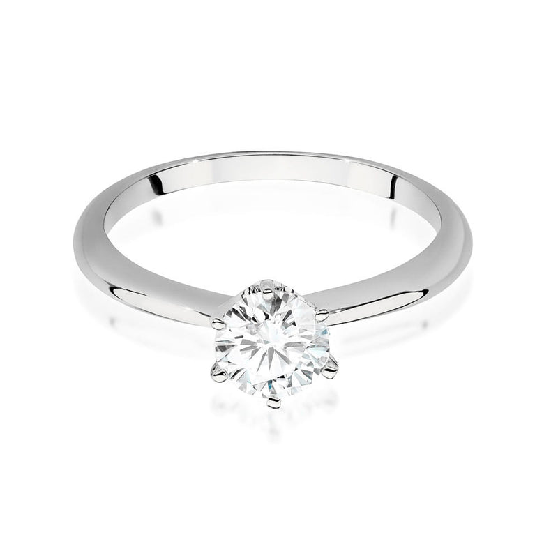 Inel Aur 14K cu Diamant Natural 1.00 ct, imaginea 2 din 9