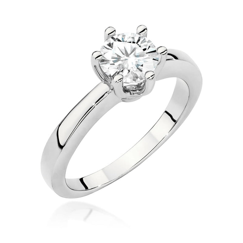 Inel Aur 14K cu Diamant Natural 0.70 ct, imaginea 4 din 8