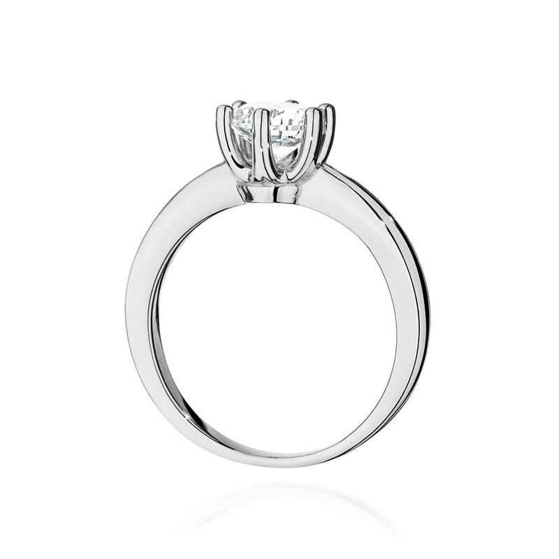 Inel Aur 14K cu Diamant Natural 0.70 ct, imaginea 6 din 8
