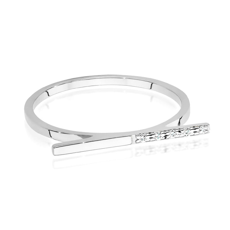 Inel Aur 14K cu Diamante Naturale 0.03 ct, imaginea 5 din 9