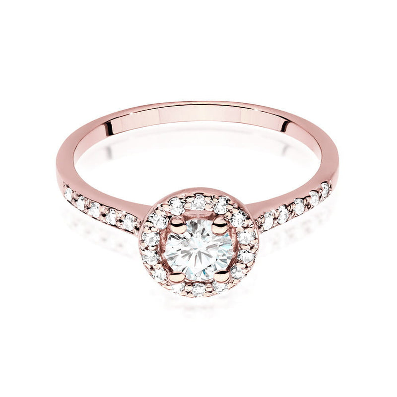 Inel Aur 14K cu Diamante Naturale 0.64 ct, imaginea 8 din 9