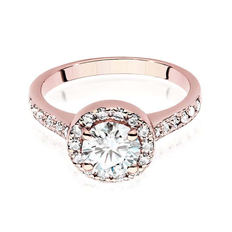 Inel Aur 14K cu Diamante Naturale 1.38 ct, imaginea 8 din 9