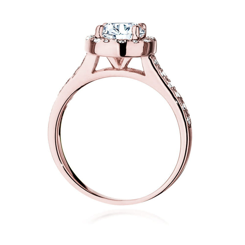 Inel Aur 14K cu Diamante Naturale 1.38 ct, imaginea 9 din 9