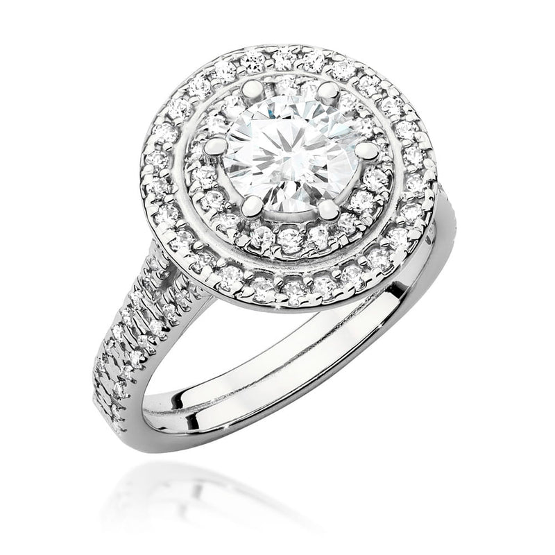 Inel Aur 14K cu Diamante Naturale 1.33 ct, imaginea 4 din 9