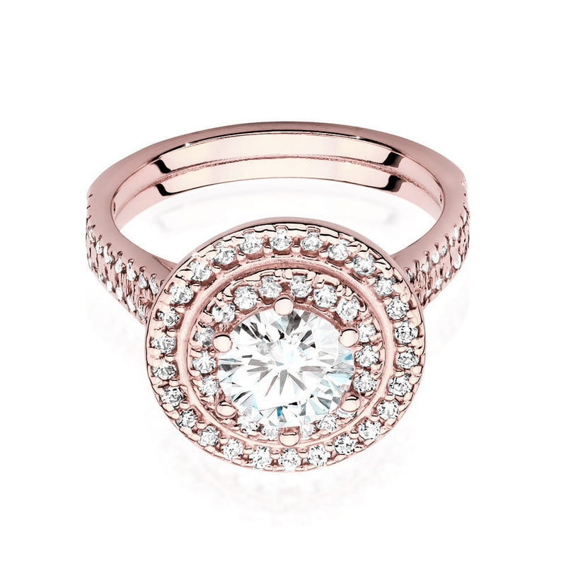 Inel Aur 14K cu Diamante Naturale 1.33 ct, imaginea 8 din 9