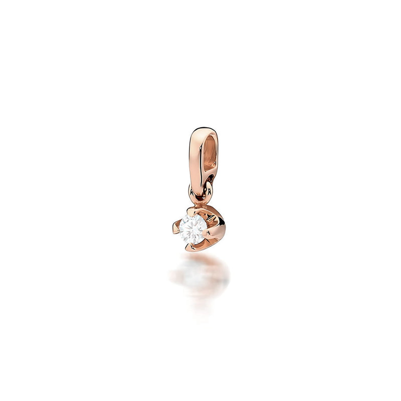 Pandantiv Aur 14K cu Diamant Natural 0.10 ct, imaginea 3 din 6