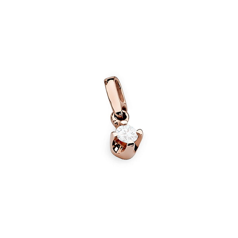 Pandantiv Aur 14K cu Diamant Natural 0.10 ct, imaginea 4 din 6