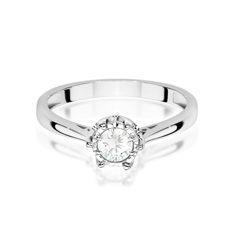 Inel Aur 14K cu Diamant Natural 0.25 ct, imaginea 6 din 12
