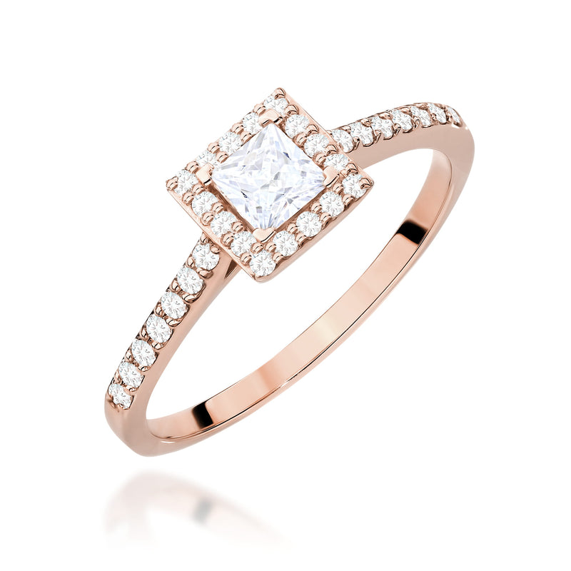 Inel Aur 14K cu Diamante Naturale 0.50 ct, imaginea 9 din 12