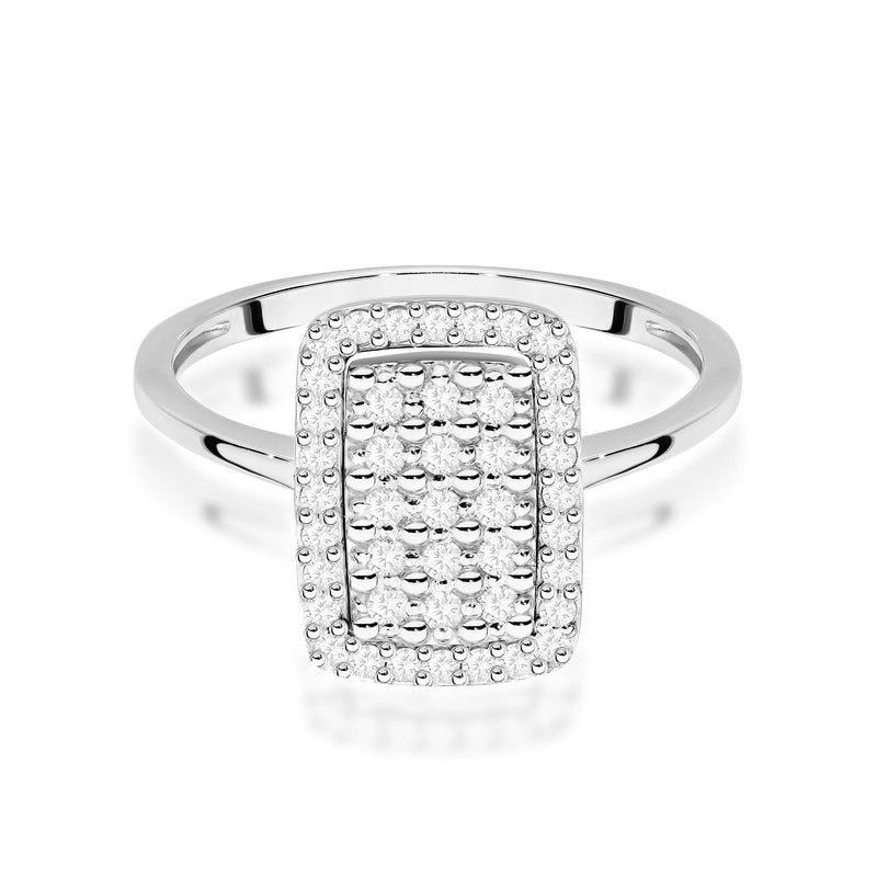 Inel Aur 14K cu Diamante Naturale 0.27 ct, imaginea 6 din 12