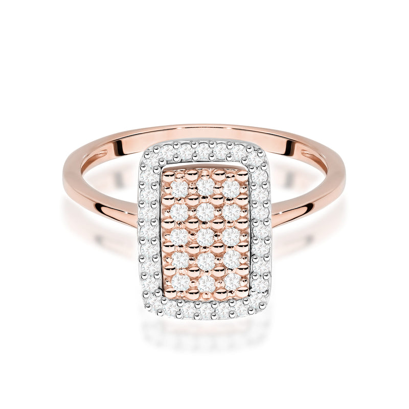 Inel Aur 14K cu Diamante Naturale 0.27 ct, imaginea 10 din 12