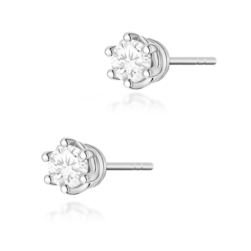 Cercei Aur 14K cu Diamant Natural 0.40 ct, imaginea 4 din 9