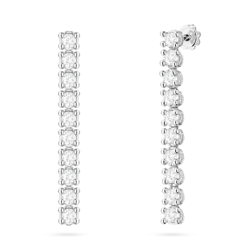 Cercei Aur 14K cu Diamante de Laborator 0.80 ct, imaginea 3 din 3