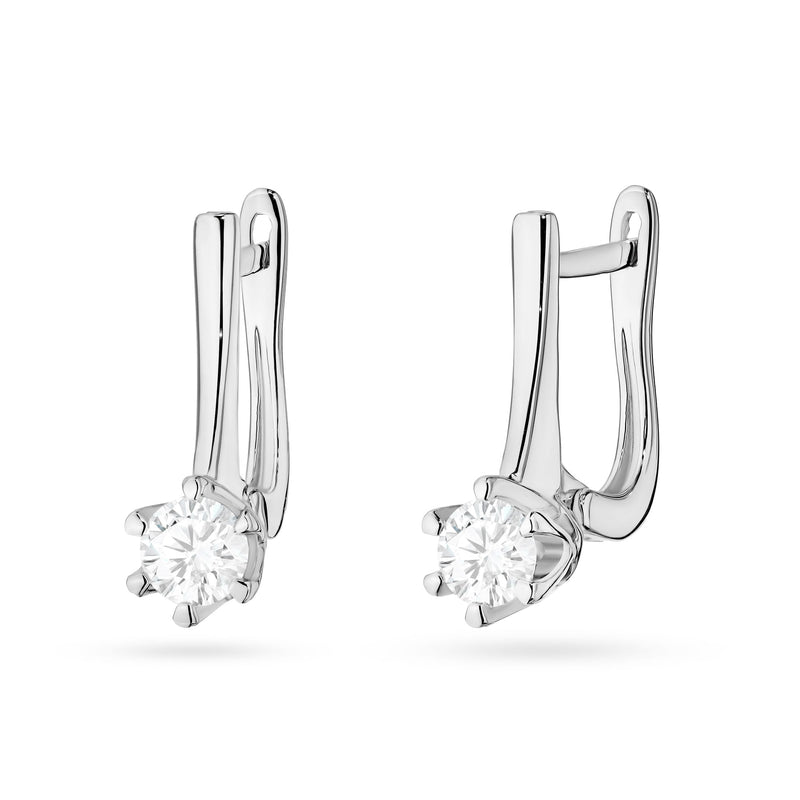 Cercei Aur 14K cu Diamante de Laborator 0.30 ct, imaginea 3 din 4