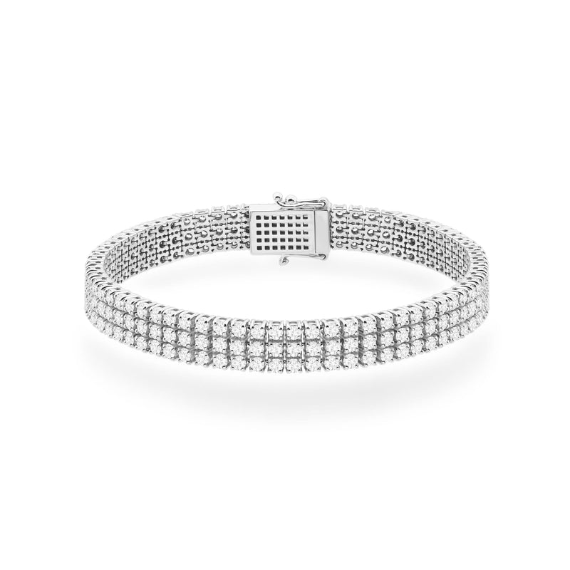Bratara Aur 14K cu Diamante de Laborator 4.44 ct, imaginea 3 din 7