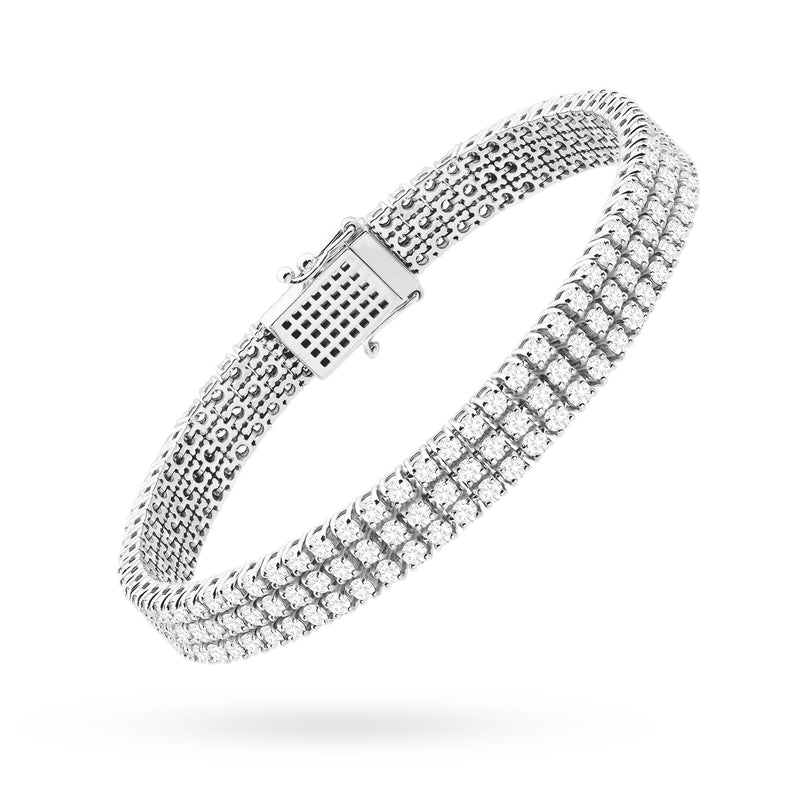 Bratara Aur 14K cu Diamante de Laborator 4.44 ct, imaginea 4 din 7