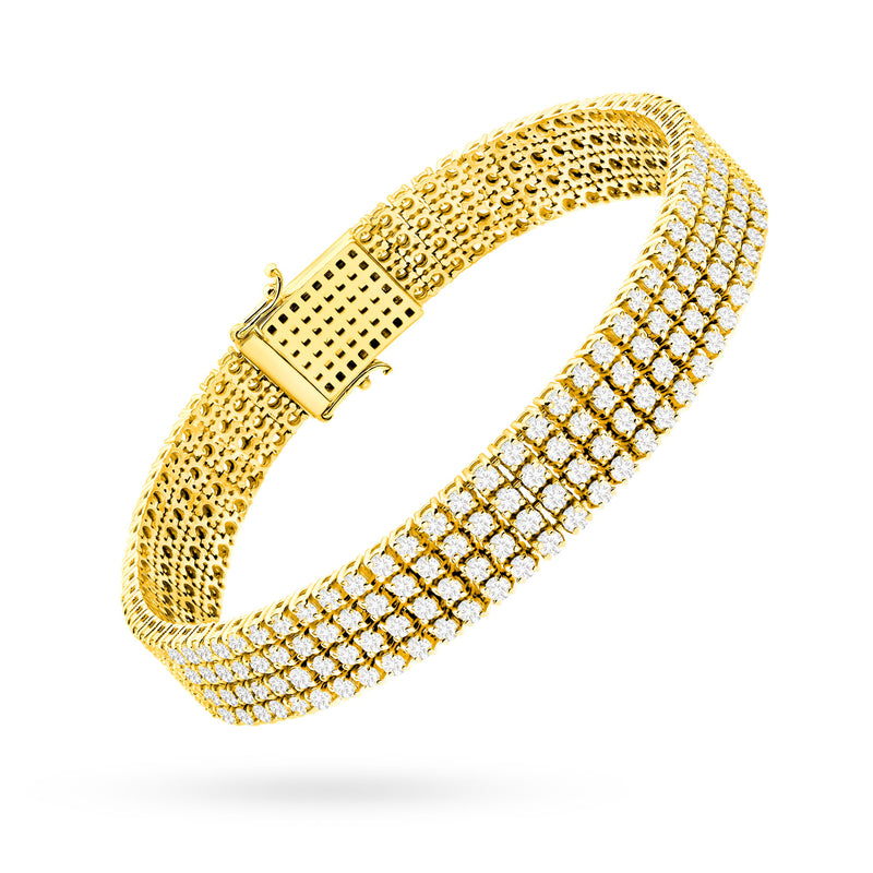 Bratara Aur 14K cu Diamante de Laborator 6.00 ct, imaginea 2 din 5