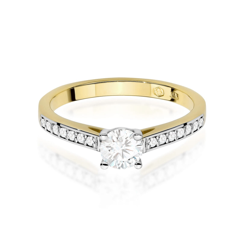 Inel Aur 14K cu Diamante de Laborator 0.62 ct, imaginea 2 din 13