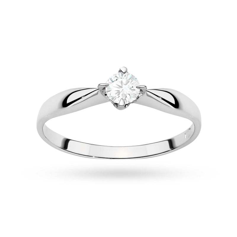 Inel Aur 14K cu Diamant de Laborator 0.15 ct, imaginea 9 din 12