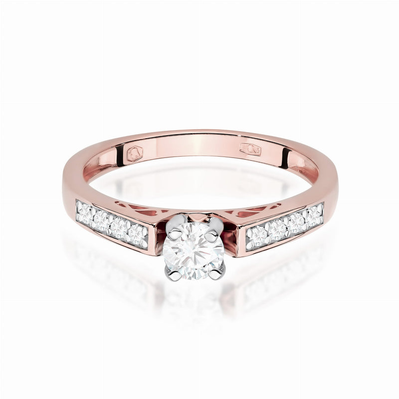 Inel Aur 14K cu Diamante de Laborator 0.42 ct, imaginea 11 din 12