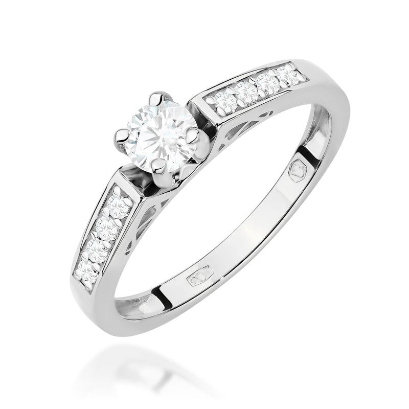 Inel Aur 14K cu Diamante de Laborator 0.42 ct, imaginea 6 din 12