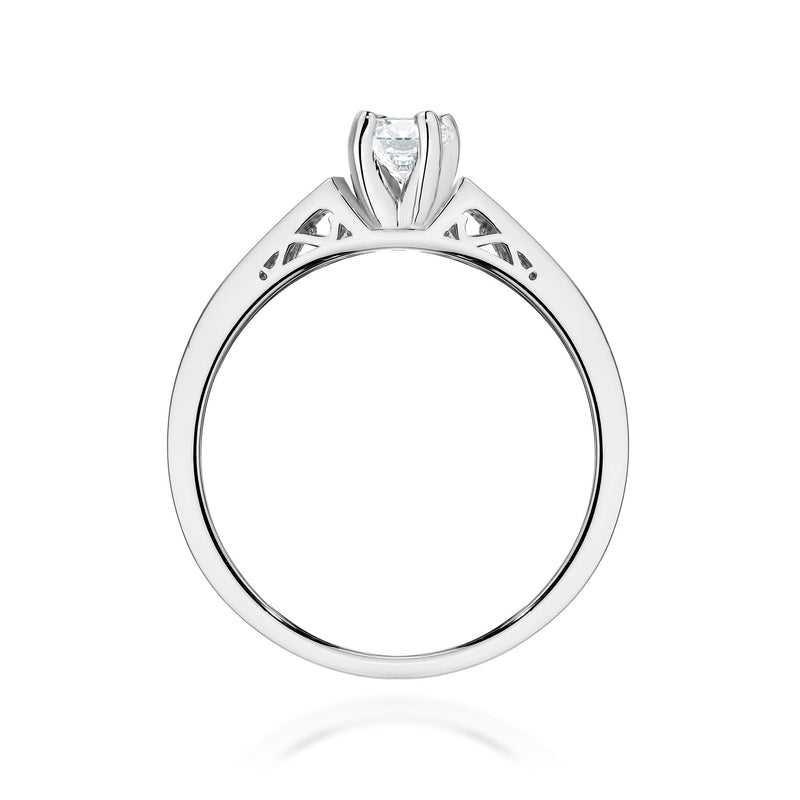 Inel Aur 14K cu Diamante de Laborator 0.42 ct, imaginea 8 din 12