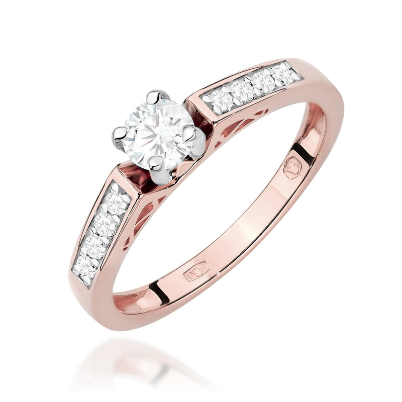 Inel Aur 14K cu Diamante de Laborator 0.42 ct, imaginea 10 din 12