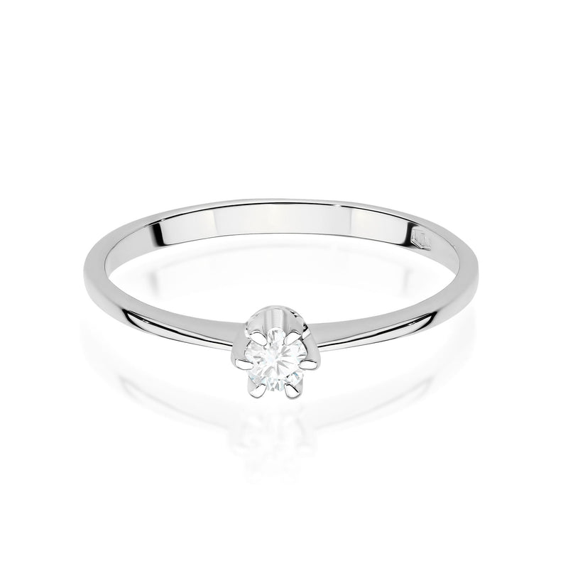 Inel Aur 14K cu Diamant de Laborator 0.10 ct, imaginea 11 din 12