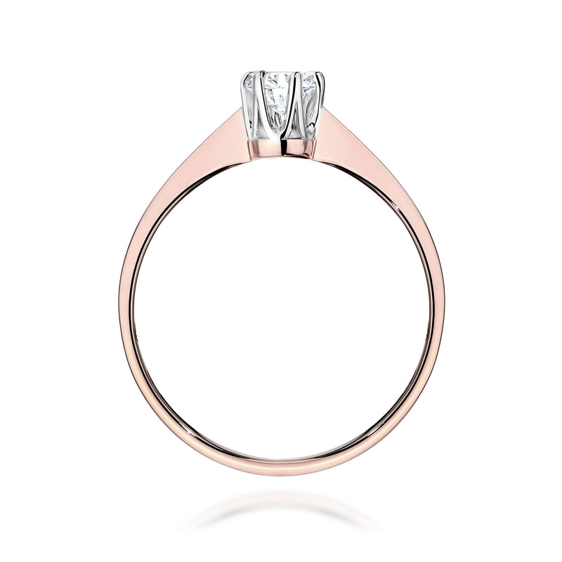 Inel Aur 14K cu Diamant de Laborator 0.20 ct, imaginea 11 din 12