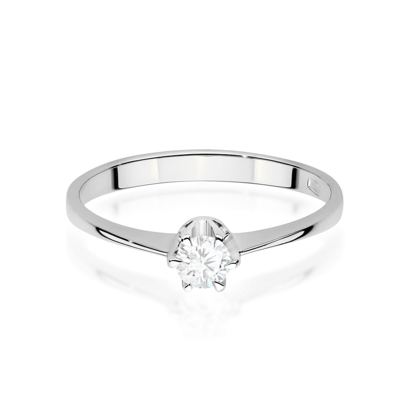 Inel Aur 14K cu Diamant de Laborator 0.20 ct, imaginea 7 din 12