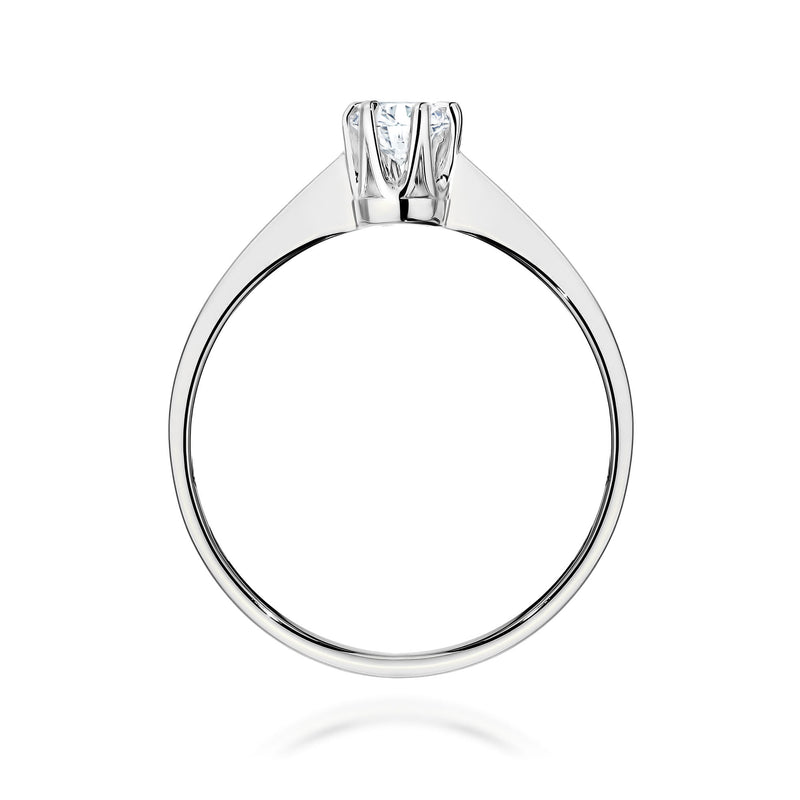 Inel Aur 14K cu Diamant de Laborator 0.20 ct, imaginea 8 din 12