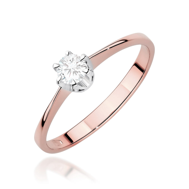 Inel Aur 14K cu Diamant de Laborator 0.20 ct, imaginea 9 din 12