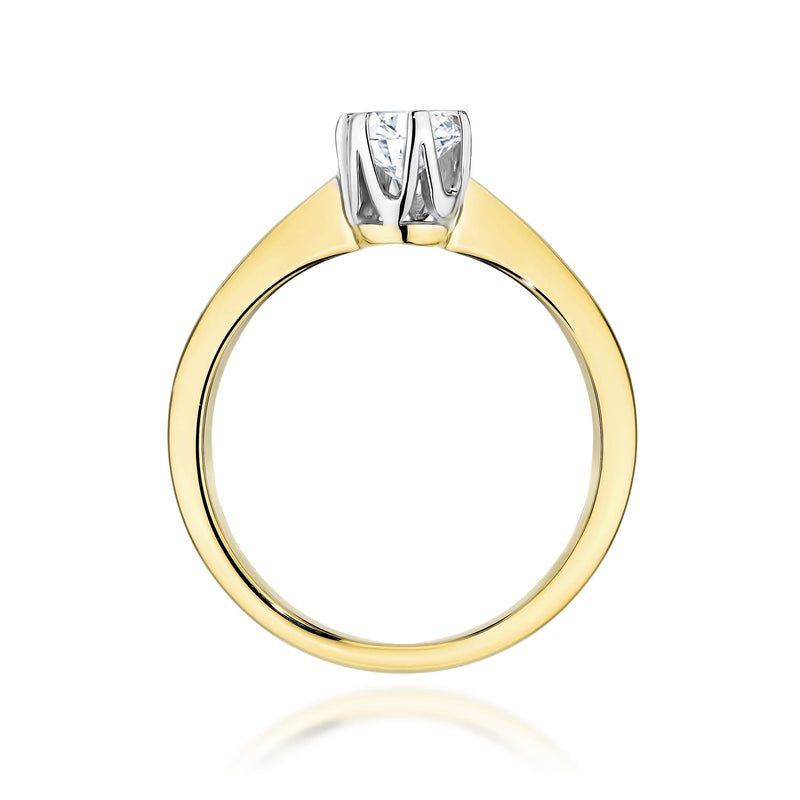 Inel Aur 14K cu Diamant de Laborator 0.40 ct, imaginea 3 din 11
